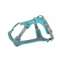 Produktbild von Trixie Active Premium Sportgeschirr für Hunde aus Nylon in Blau Türkis Größe M