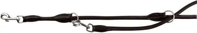 Trixie Active Schleppleine aus Leder für Hunde Schwarz L/XL - 2 m – Bild 1 von 2