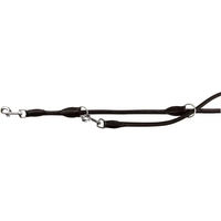Produktbild von Trixie Active Schleppleine aus Leder für Hunde Schwarz L/XL - 2 m