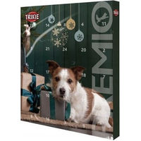 Produktbild von Trixie Adventskalender Premio für Hunde mit Belohnungssnacks aus Ente, Fisch und Huhn und hohem Fleischanteil 400g