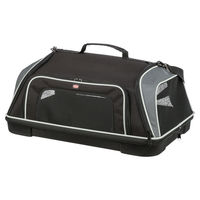 Produktbild von Trixie Airline Transportbox für Hunde kleine Rassen schwarz grau aus Polyester 55 x 23 x 40 cm