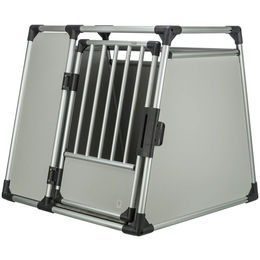 Trixie Aluminium Transportbox Grau Silber 94 x 87 x 93 cm – Bild 1 von 2