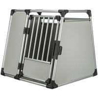 Produktbild von Trixie Aluminium Transportbox Grau Silber 94 x 87 x 93 cm
