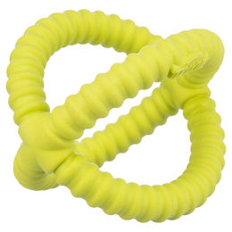 Trixie Aqua Toy Greifer Wurfspielzeug aus TPR für Hunde in Grün Gelb Durchmesser 17 cm – Bild 1 von 5