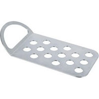 Produktbild von Trixie Auffahrplatte zum Anleinen aus Edelstahl in Silber 12 x 26 cm - 1 Stk.