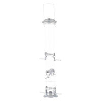 Produktbild von Trixie Außen-Futtersäule aus Metall und Kunststoff in Silber 1300 ml - 1,3 l