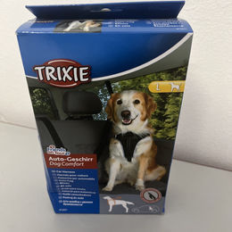 Trixie Auto-Geschirr Comfort Hundegeschirr für das Auto Schwarz Größe L 65-80 cm – Bild 1 von 11
