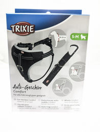 Trixie Auto-Geschirr Comfort Sicherheitsgeschirr für Hunde Schwarz Größe S-M - 1 Stk. – Bild 1 von 8
