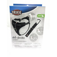 Produktbild von Trixie Auto-Geschirr Comfort Sicherheitsgeschirr für Hunde Schwarz Größe S-M - 1 Stk.