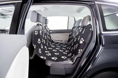 Trixie Auto-Schondecke aus Polyester wasserabweisend Schwarz/Beige 140 x 145 cm – Bild 1 von 4