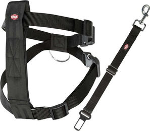 Trixie Auto-Sicherheitsgeschirr für kleine Hunde in Schwarz Größe XS mit verstellbarem Nylon-Gurt - 1 Stk. – Bild 1 von 7