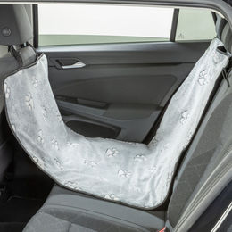 Produktbild von Trixie Autoschondecke aus Fleece wasserabweisend grau schwarz
