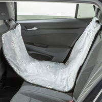 Produktbild von Trixie Autoschondecke aus Fleece wasserabweisend grau schwarz