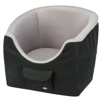 Produktbild von Trixie Autositz aus Nylon in Schwarz/Grau für kleine Tiere 45 x 39 x 42 cm