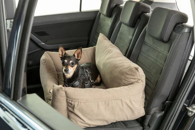 Trixie Autositz doppelt aus Polyester in Beige 80 x 35 x 60 cm – Bild 1 von 4