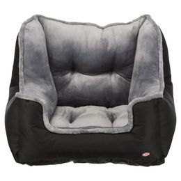 Trixie Autositz für kleine Hunde in Schwarz/Grau aus Polyester – Bild 1 von 5