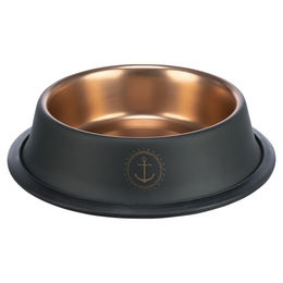 Trixie BE NORDIC Edelstahlnapf für Hunde und Welpen Schwarz/Bronze 200 ml - 200 ml – Bild 1 von 6