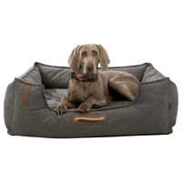 Produktbild von Trixie Be Nordic Föhr Hundebett aus Baumwolle dunkelgrau 60 x 50 cm