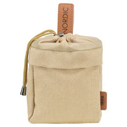 Trixie BE NORDIC Futterbeutel aus Baumwolle mit integriertem Kotbeutelspender in Beige – Bild 1 von 4