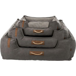 Trixie BE NORDIC Hundebett Föhr aus Baumwolle Grau 100 x 80 cm – Bild 1 von 4