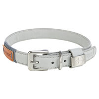 Produktbild von Trixie BE NORDIC Hundehalsband aus Leder hellgrau Größe L-XL