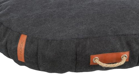 TRIXIE BE Nordic Hundekissen aus Baumwolle Schwarz 80 x 60 cm – Bild 1 von 4
