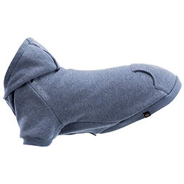 Trixie BE Nordic Hundepullover Flensburg mit Kapuze aus Polyester in Blau oder Grau Größe M – Bild 1 von 10