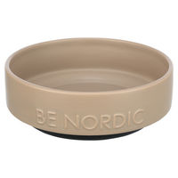 Produktbild von Trixie Be Nordic Keramiknapf für Katzen und Hunde rutschfest Beige 500 ml - 500 ml