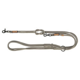 Trixie Be Nordic Leder-V-Leine für Hunde grau XS-L - 2 m – Bild 1 von 3