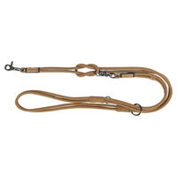 Produktbild von Trixie Be Nordic Leder-V-Leine für Hunde in Braun XS-L - 2 m