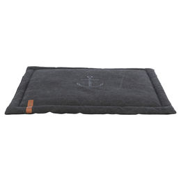 Trixie BE Nordic Liegematte Föhr Hundematte Schwarz aus Polyester 70 x 55 cm – Bild 1 von 5