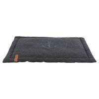 Produktbild von Trixie BE Nordic Liegematte Föhr Hundematte Schwarz aus Polyester 70 x 55 cm
