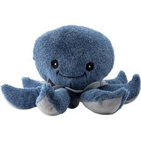 Produktbild von Trixie Be Nordic Octopus Ocke Hundespielzeug aus Plüsch Blau Grau 25 cm - 25 cm