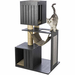 Produktbild von Trixie BE Nordic Pfosten Freia Kratzbaum für Katzen 123 cm Grau Beige mit Sisal