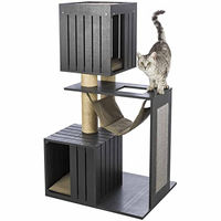 Produktbild von Trixie BE Nordic Pfosten Freia Kratzbaum für Katzen 123 cm Grau Beige mit Sisal