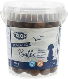 Trixie BE Nordic Salmon Balls Belohnungssnack mit Lachs glutenfrei und hoher Fleischanteil 500 g - 500 g – Bild 1 von 5
