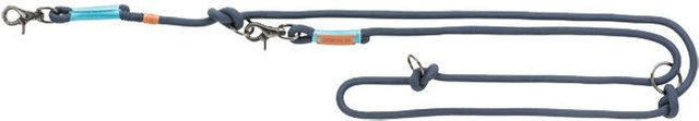 Trixie BE NORDIC Schleppleine für große Hunde aus Polyester, 200 cm, Grau/Braun/Blau - 2 m – Bild 1 von 3