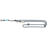 Produktbild von Trixie BE NORDIC Schleppleine für große Hunde aus Polyester, 200 cm, Grau/Braun/Blau - 2 m