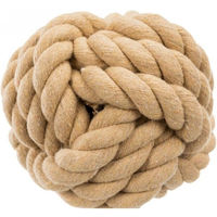 Produktbild von Trixie BE NORDIC Tau-Ball Hundespielzeug aus Baumwolle Beige 13 cm