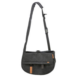 Trixie BE Nordic Transportbox Ingrid aus Baumwolle Schwarz 35 x 25 x 13 cm – Bild 1 von 12