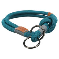 Produktbild von Trixie BE NORDIC Zug-Stopp Erziehungshalsband für große Hunde L-XL petrol/hellgrau 55cm
