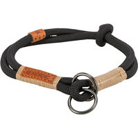 Produktbild von Trixie BE Nordic Zug-Stopp Erziehungshalsband für große Hunde Schwarz/Sand Größe L-XL - 1 Stk.