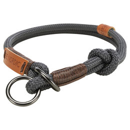 Trixie BE NORDIC Zug-Stopp Erziehungshalsband für Hunde Dunkelgrau Braun Größe L-XL – Bild 1 von 7