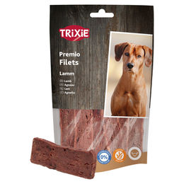 Trixie Belohnungssnack Filets Lamm und Rind glutenfrei mit hohem Fleischanteil ohne Zucker 480 g - 3 x 80 g – Bild 1 von 2