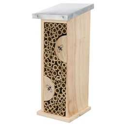 Trixie Bienenhotel Insektenhotel aus Naturholz 30 x 11 x 14 cm – Bild 1 von 4