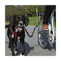 Produktbild von Trixie Biker-Set Kurzführer und Leine Schwarz Größe S-M für kleine und mittlere Hunde