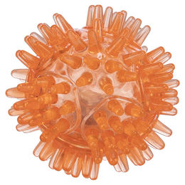 Trixie Blink-Igelball Hundespielzeug aus TPR in Orange 5cm – Bild 1 von 6