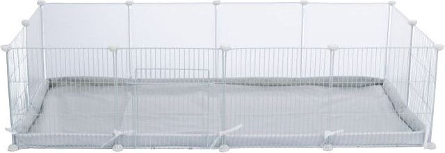 Trixie Boden für Indoor Freilaufgehege aus Polyester für Meerschweinchen und Kaninchen Grau/Weiß 140 x 70 cm wasserabweisend - 1 Stk. – Bild 1 von 7
