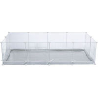 Produktbild von Trixie Boden für Indoor Freilaufgehege aus Polyester für Meerschweinchen und Kaninchen Grau/Weiß 140 x 70 cm wasserabweisend - 1 Stk.