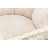 Produktbild von Trixie Boho Hundebett für mittelgroße Hunde in Beige mit Baumwolle 65 x 65 cm - 65 cm